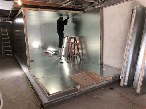 walk in cooler sheet metal|walk in cooler wall loads.